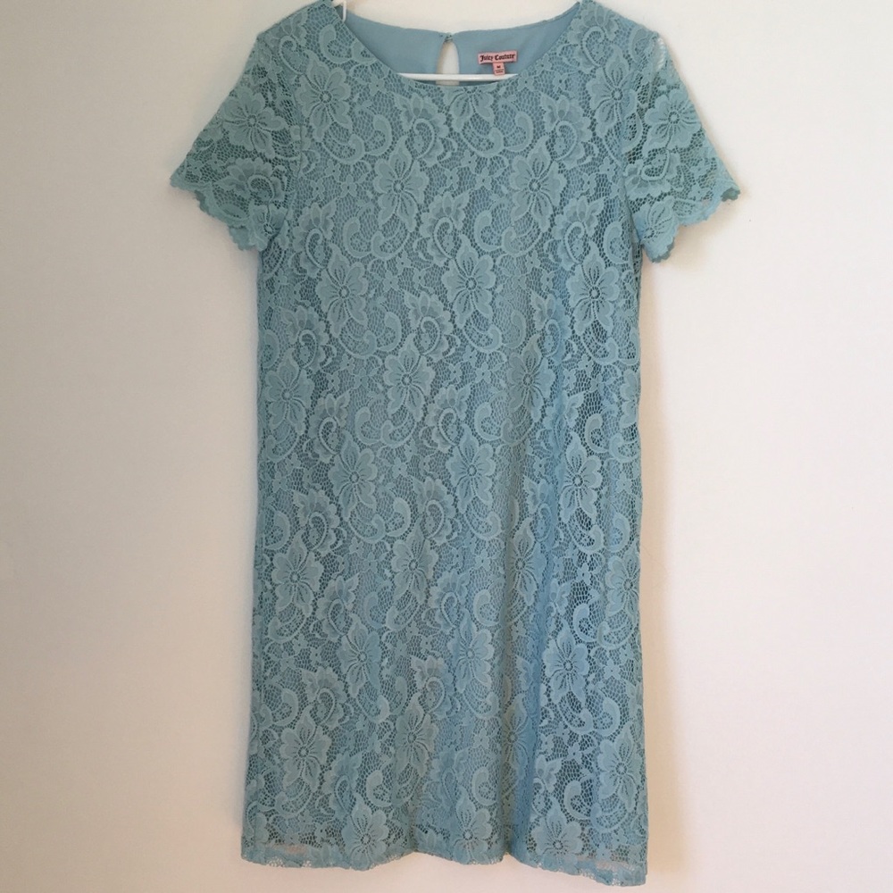 Juicy Couture Blue Lace Dress